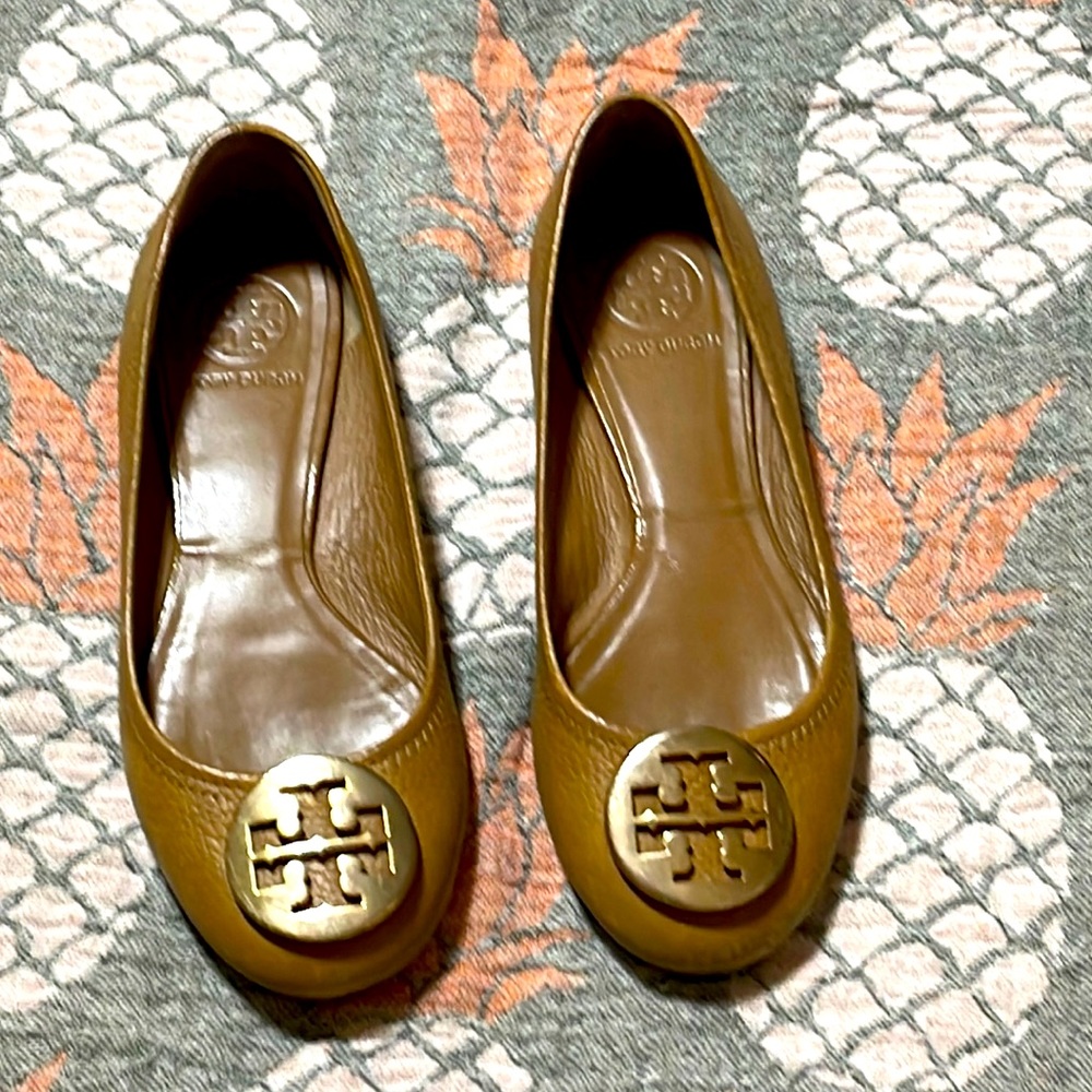 Tory Burch Reva flat - cognac Size 7M